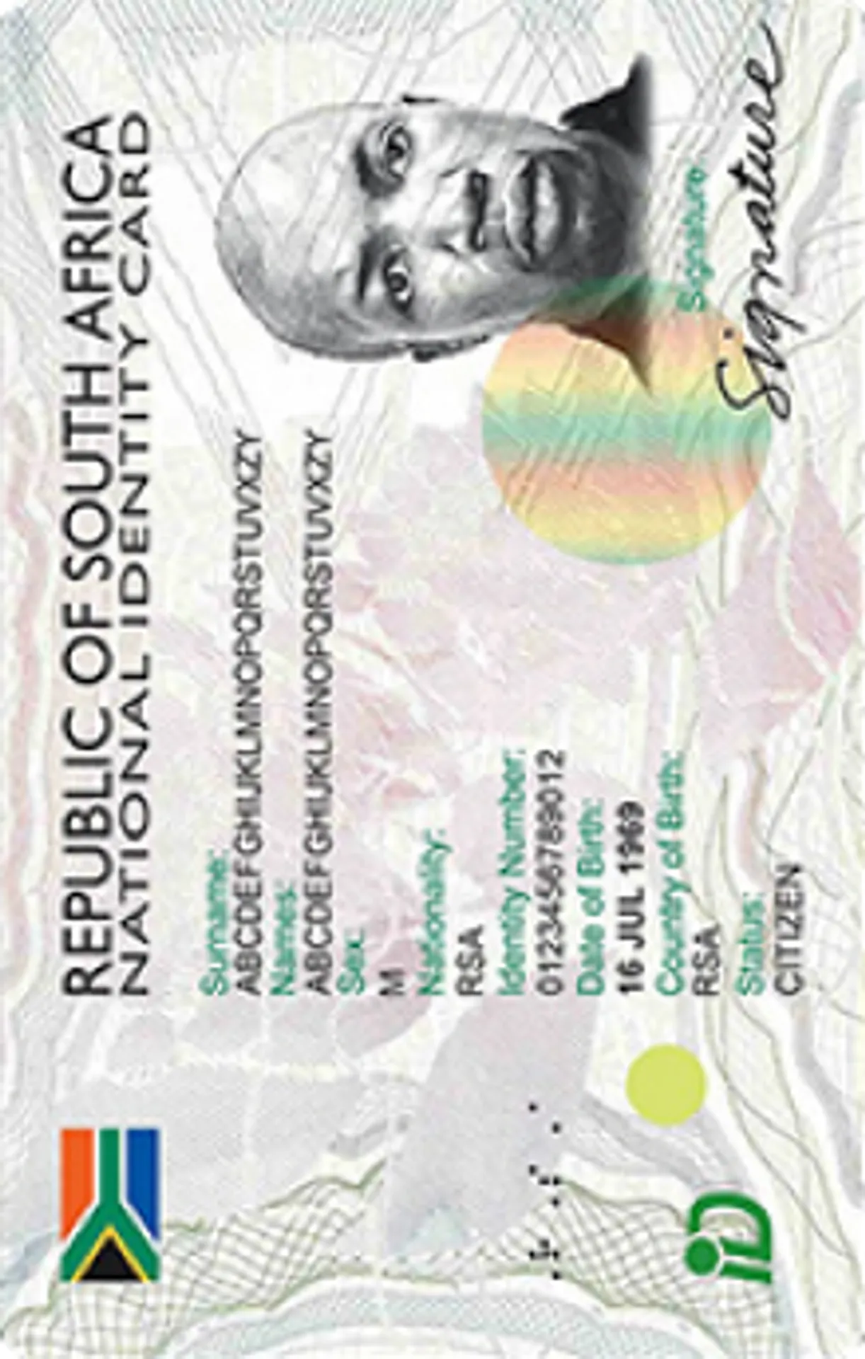 South African ID Photo