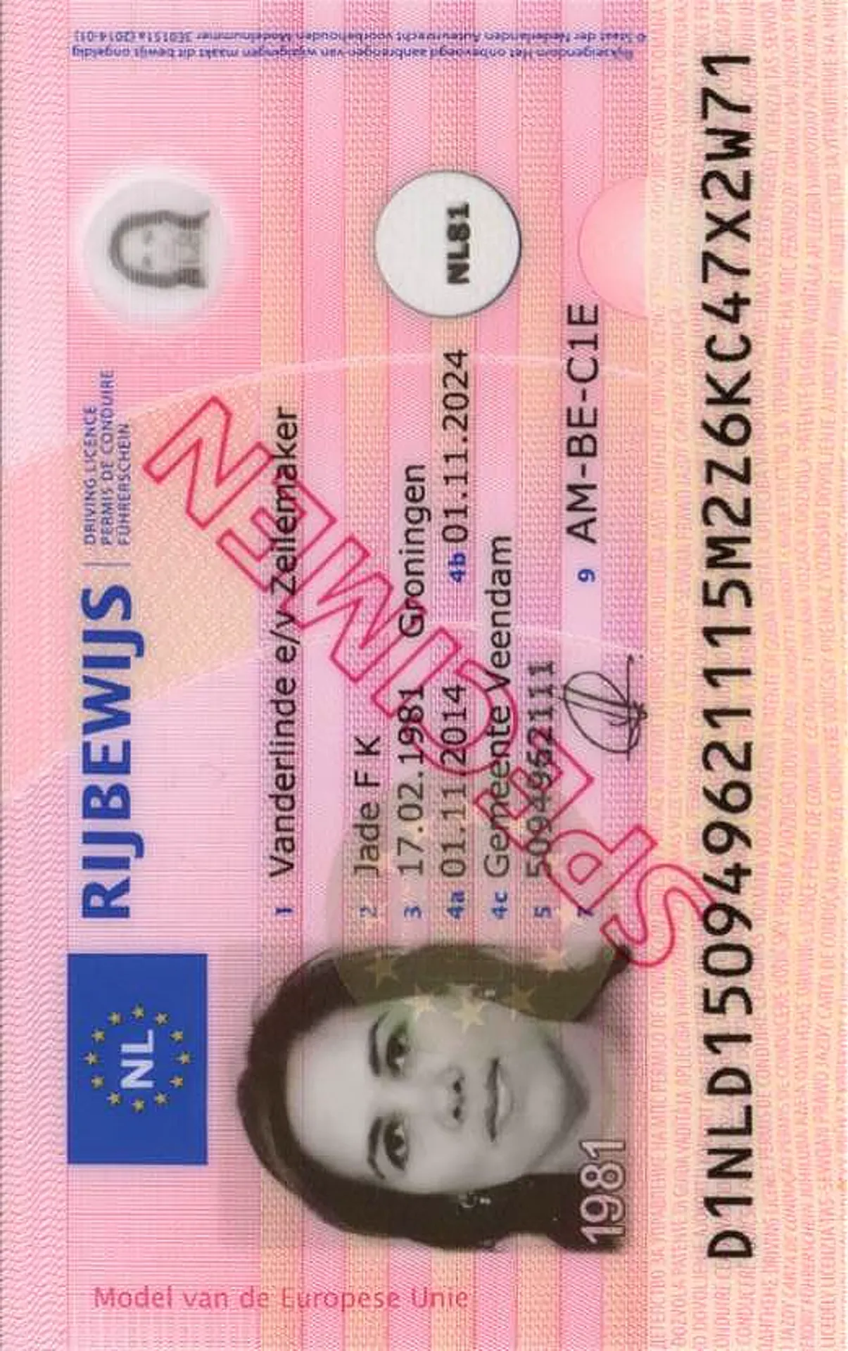 Pasfoto Rijbewijs