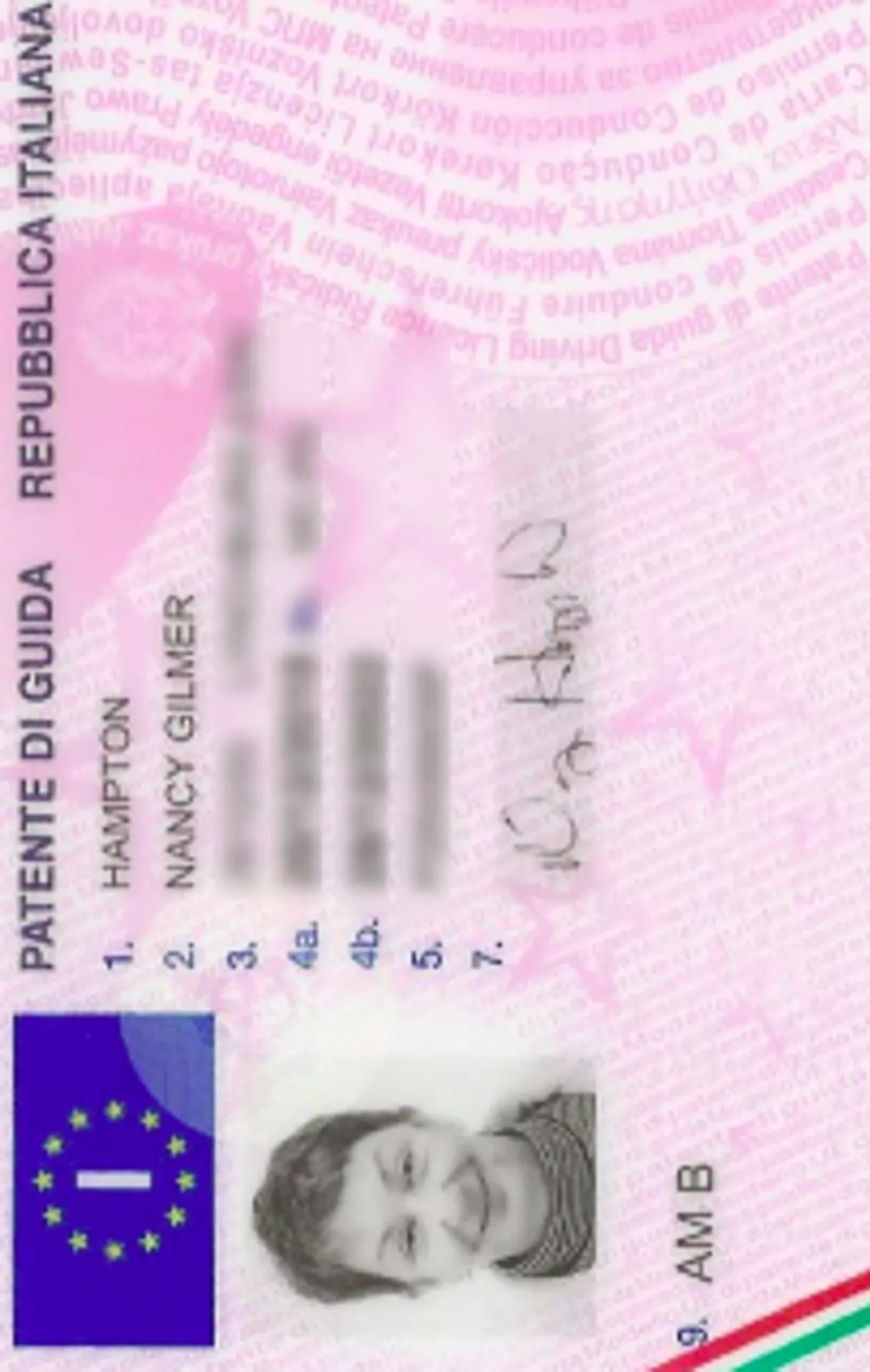 Foto per la patente di guida