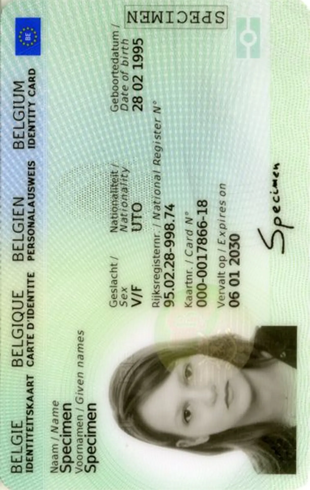 Pasfoto Identiteitskaart