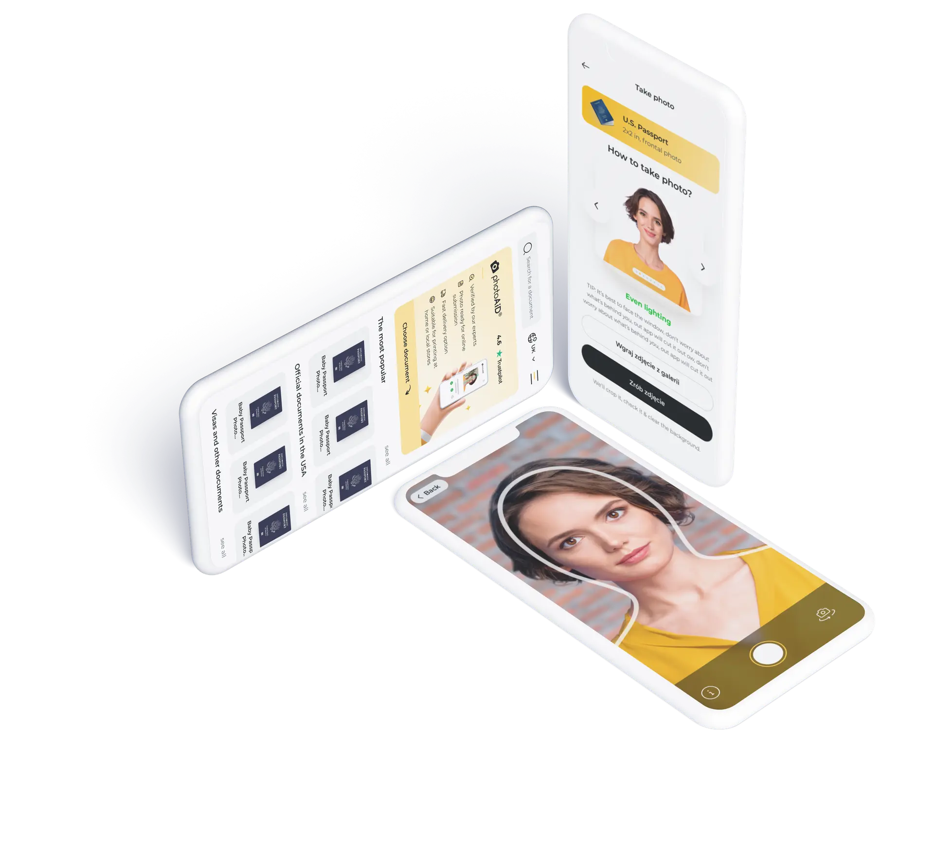 Pasfoto app voor smartphone